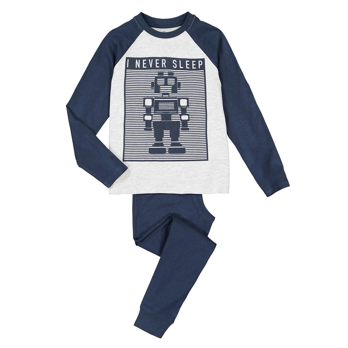 Pyjama en coton imprimé robot
