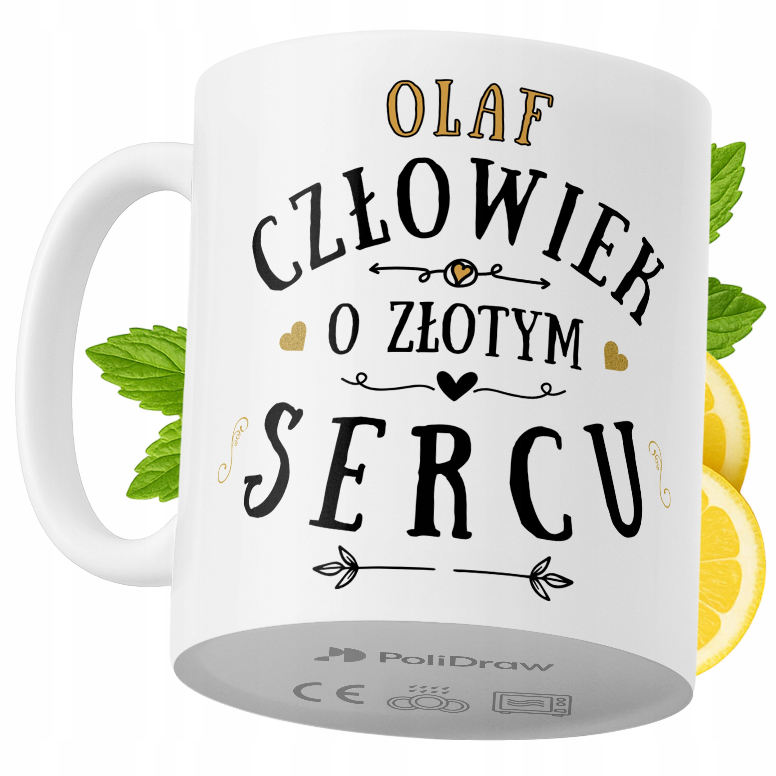 Kubek Dla Olafa na Prezent z Nadrukiem ze Zdjęciem 330 ml PoliDraw