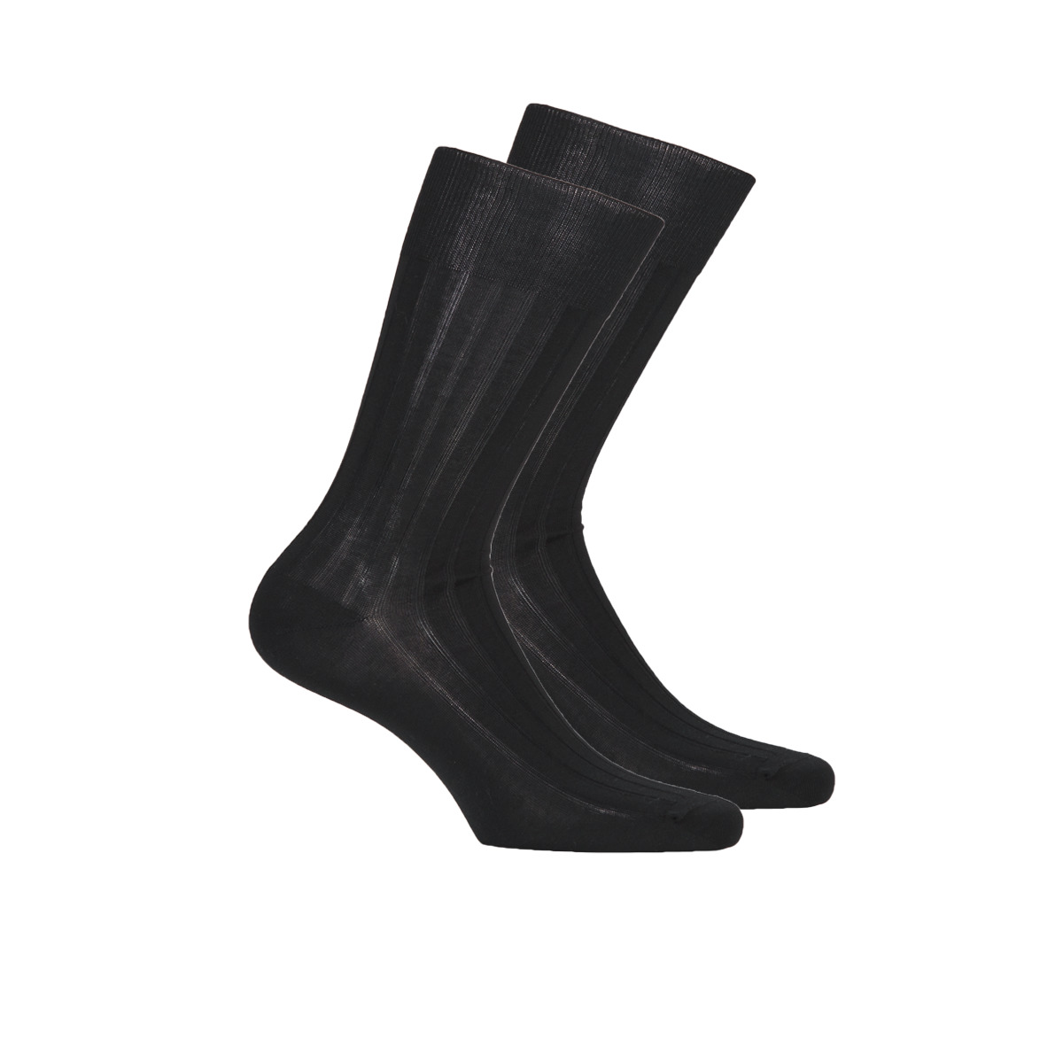 DIM - MC FIL D'ECOSSE COTE FINE PACK X2 - Black