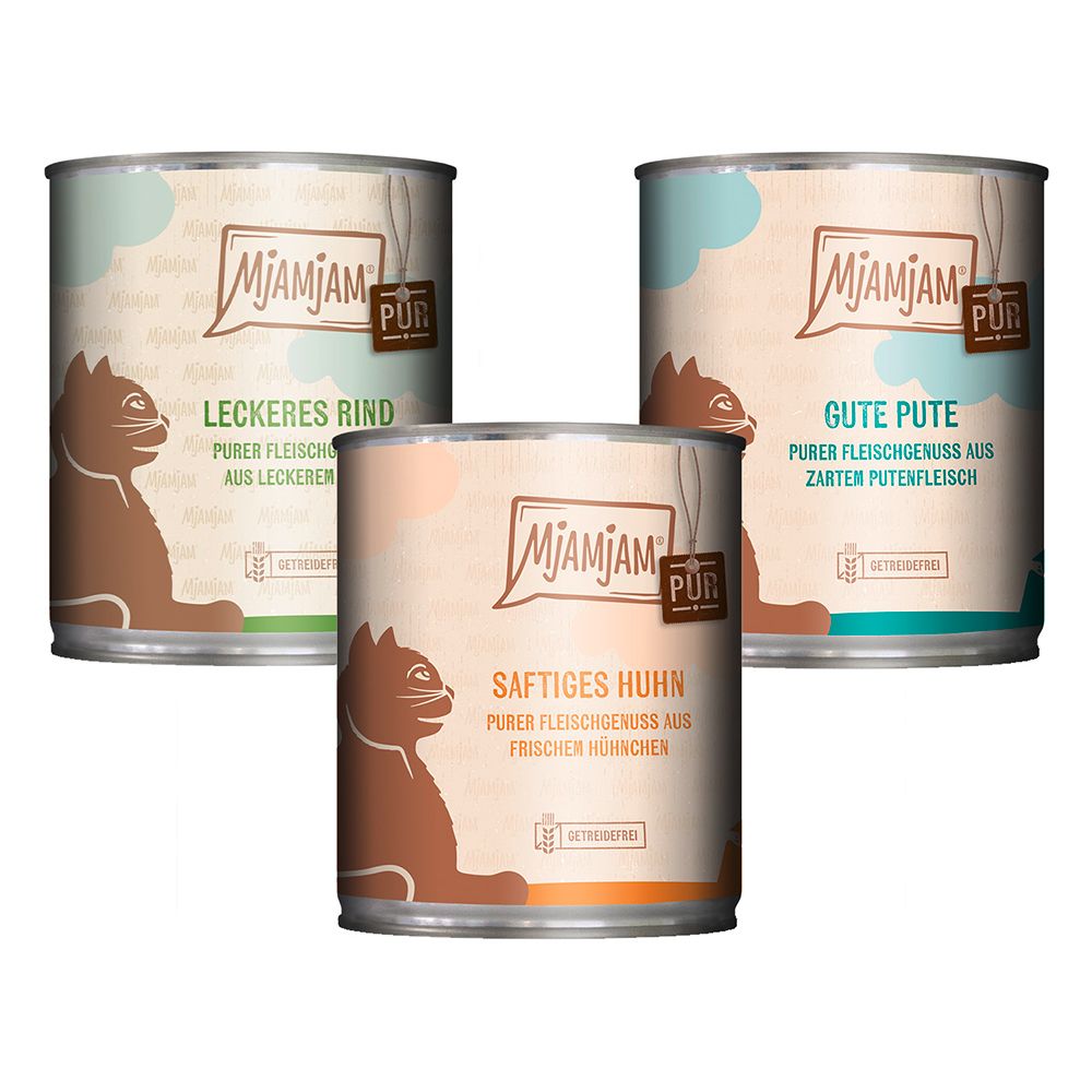 MjAMjAM Pure Meat Enjoyment Mixed Pack 6 x 800g