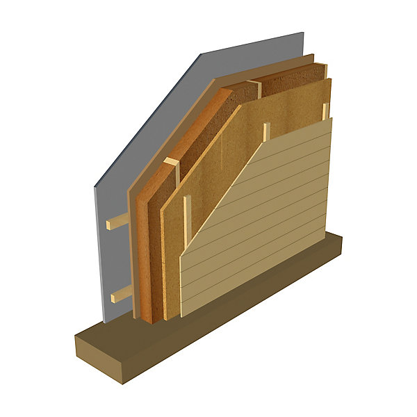 Panneau de fibre de bois Soprema 122 x 57,5 cm ep. 40 mm 1.05m²K/W (vendu par lot 10 panneaux)