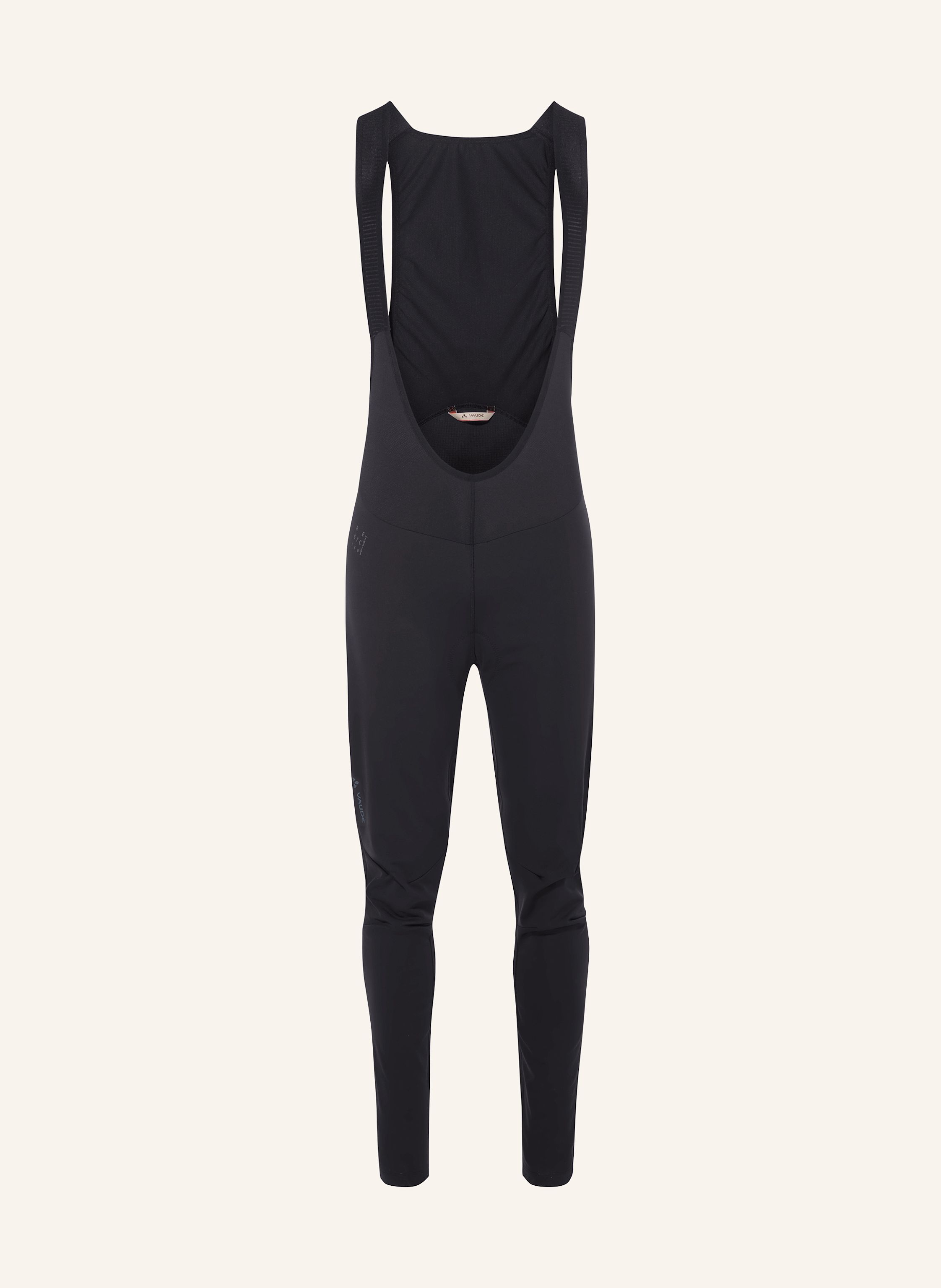 VAUDE Radhose mit Trägern und gepolstertem Einsatz M POSTA WARM BIB TIGHTS