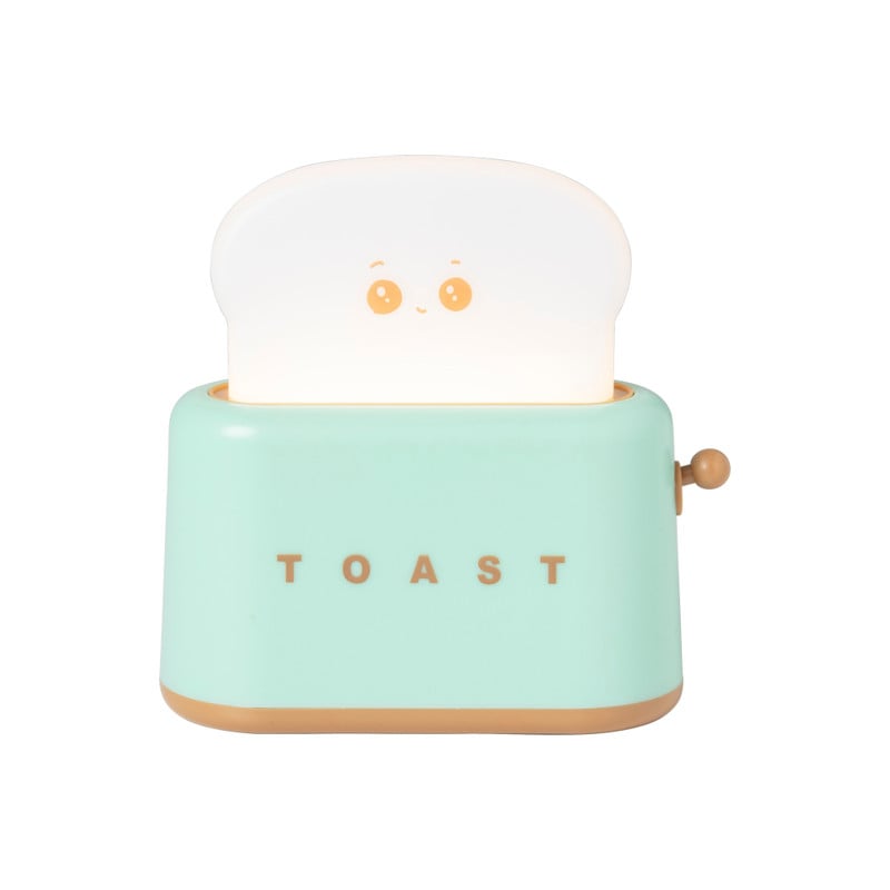 Nachtlampje broodrooster - wit/roze - diverse varianten