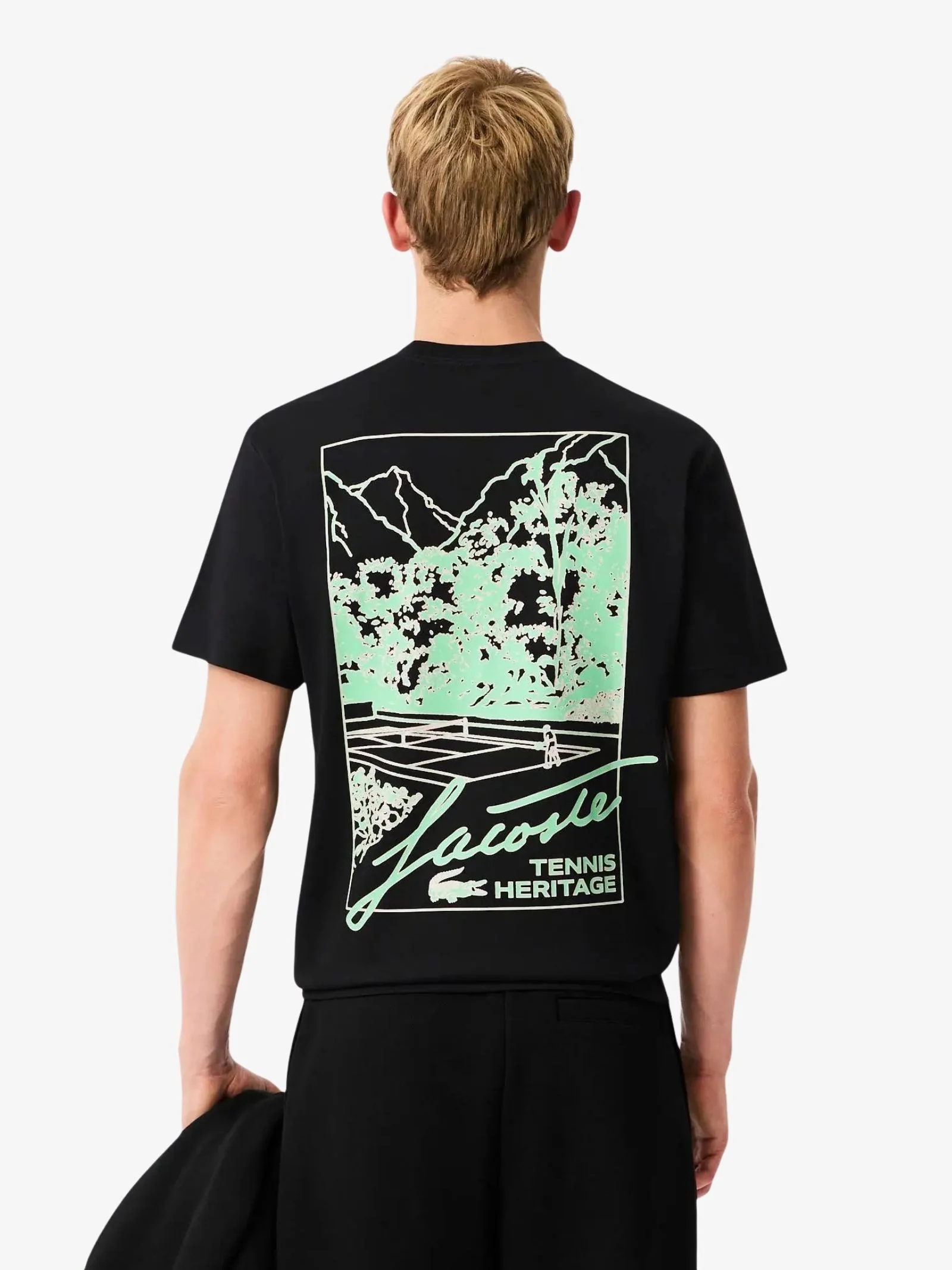 Welcome Tennis Court Graphic T-Shirt