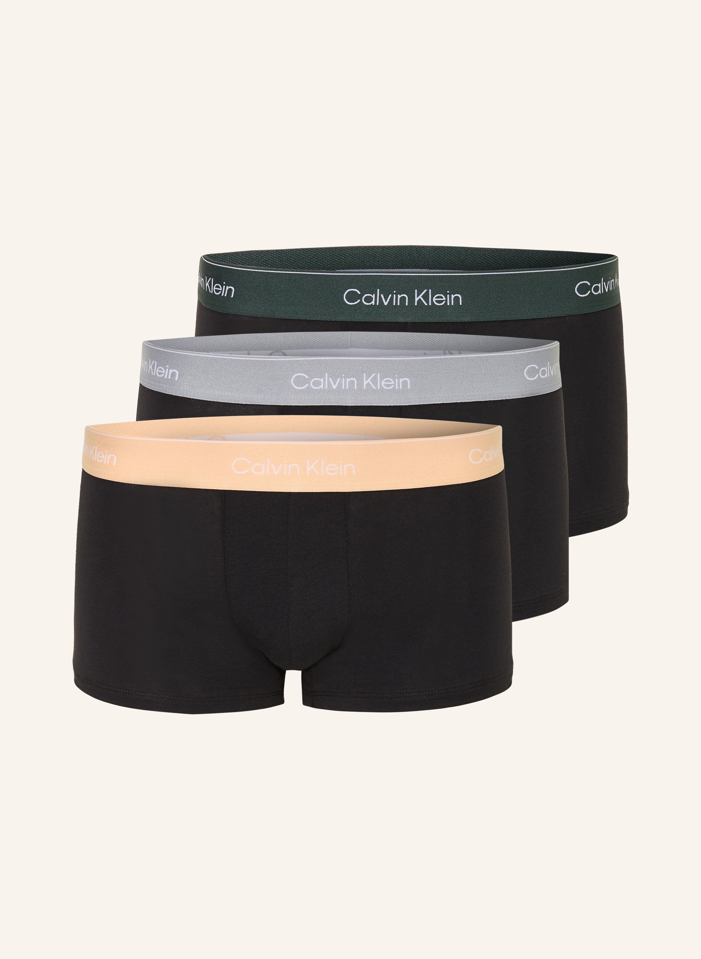 Calvin Klein 3er-Pack Boxershorts ICON COTTON STRETCH Low Rise