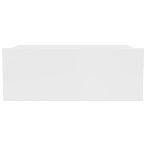 NNEVL Floating Nightstands 2 pcs White 40x30x15cm Engineered Wood