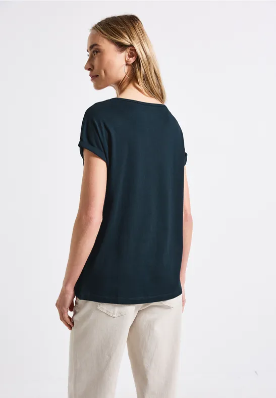 Basic Shirt mit Print