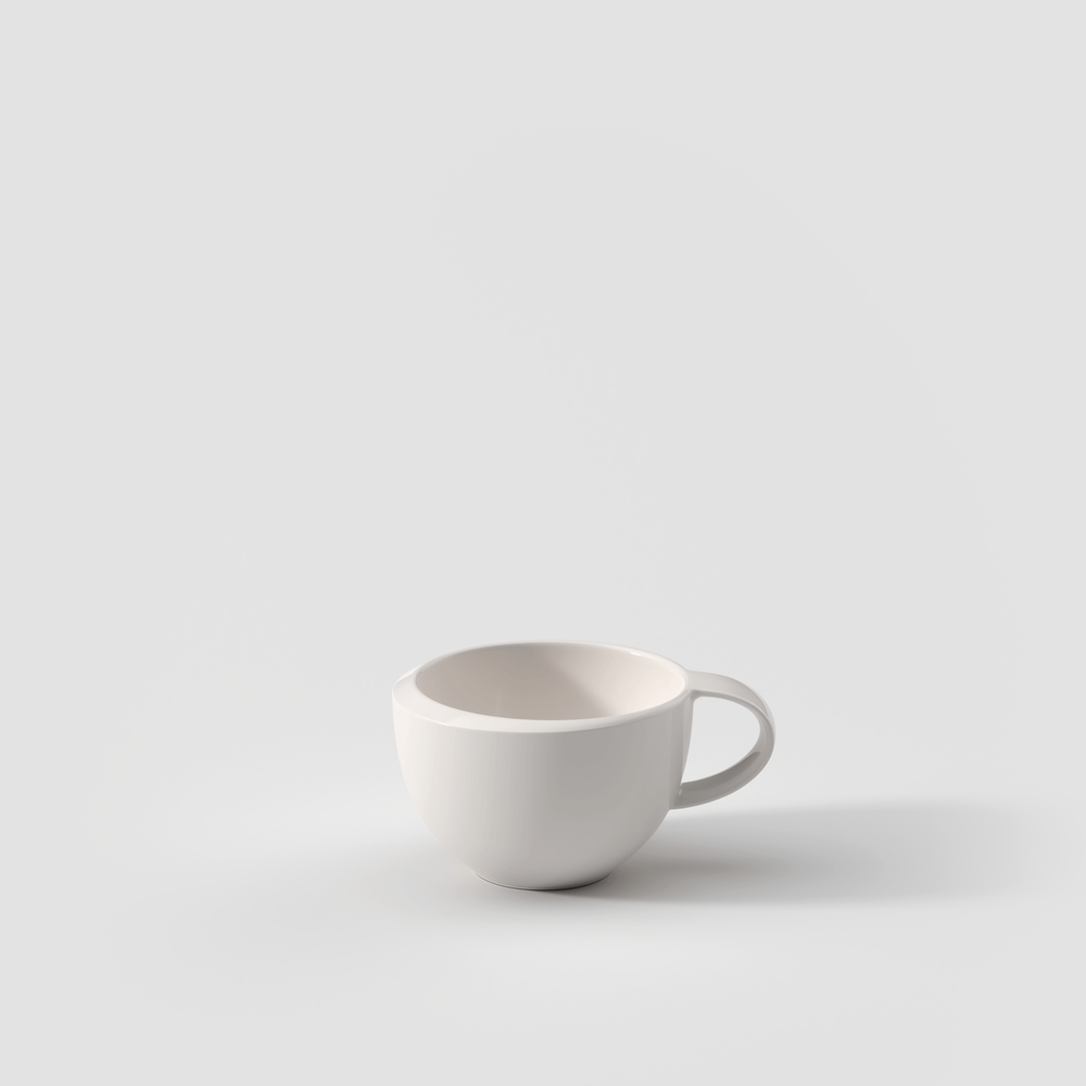 NewMoon Espresso cup - White, 1.7 oz, Premium Porcelain