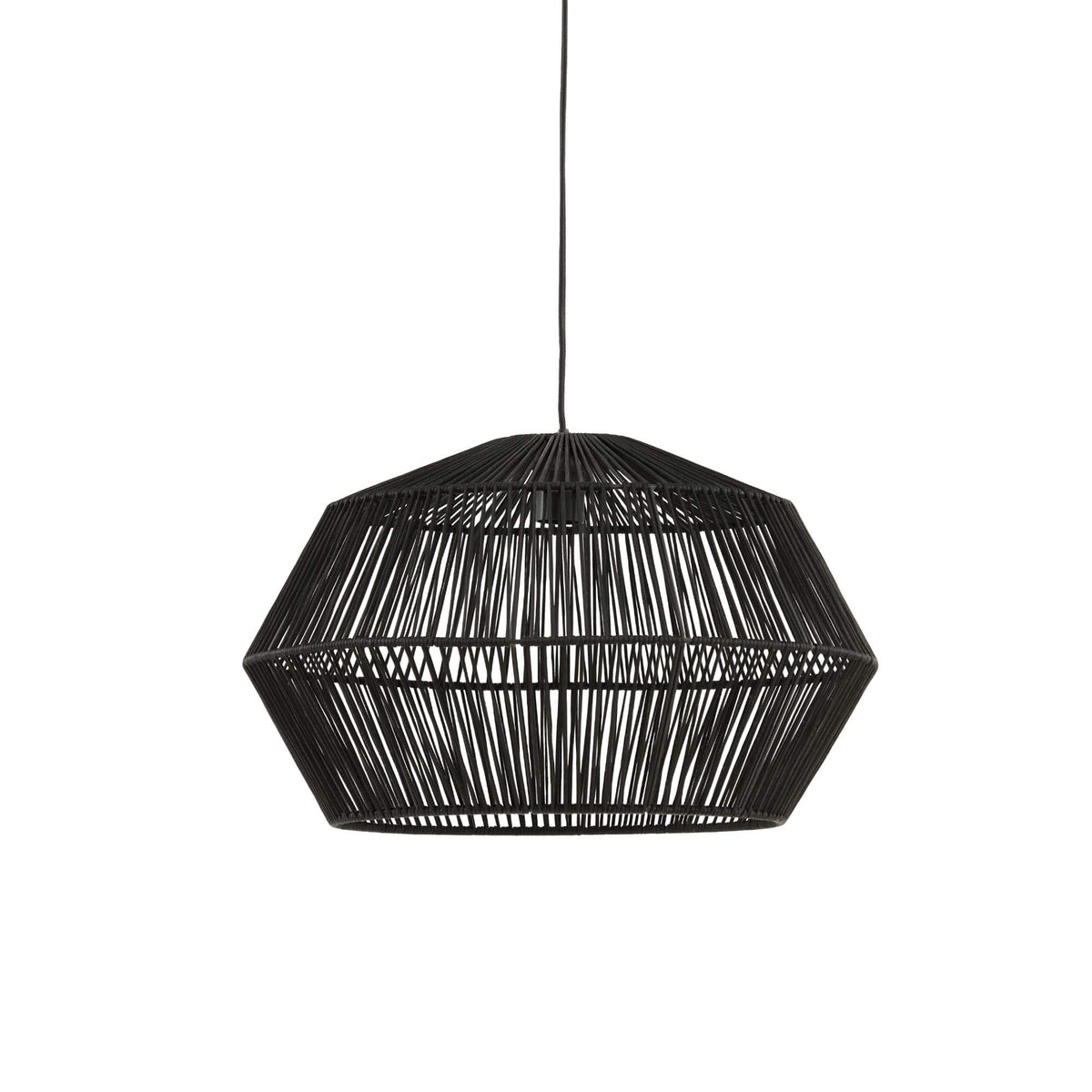 Light & Living hanglamp Deya - zwart - Ø49cm