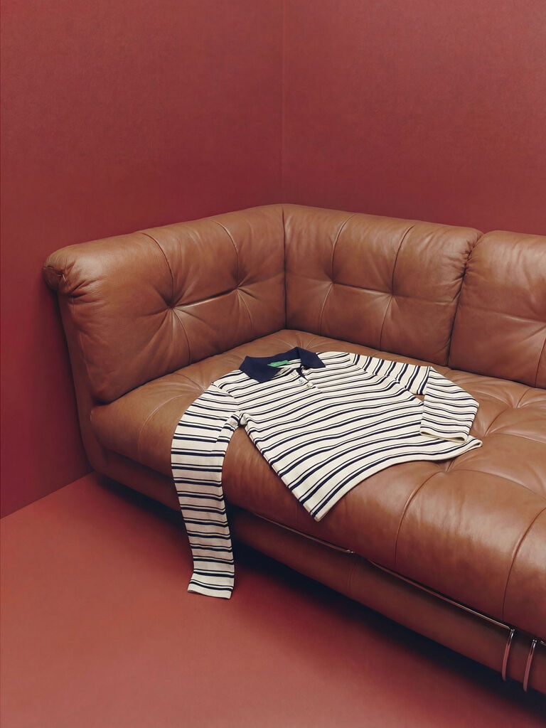 Regular fit striped polo shirt