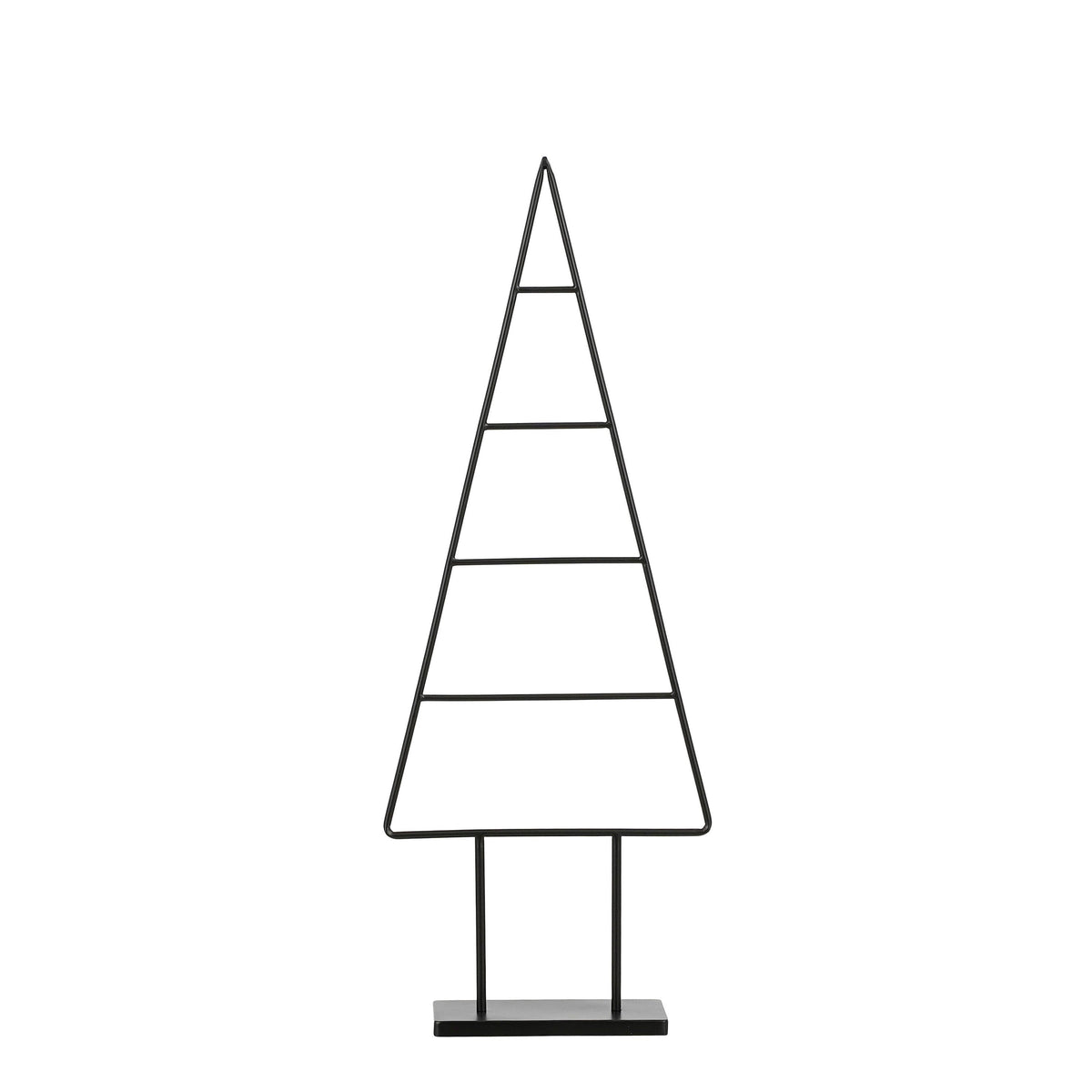 Mica Decorations Decoratie Kerstboom - L34 x B12 x H90 cm - IJzer - Zwart