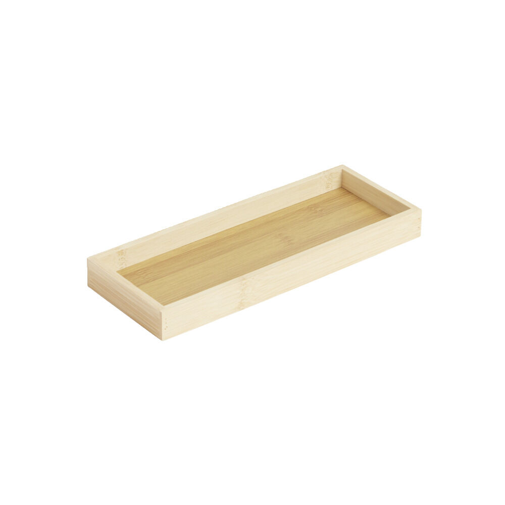 Rangement cosmétique en bambou 25x9,5xép2,5cm