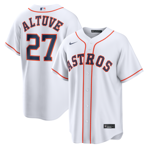 Jose Altuve Houston Astros Nike Home Replica Jersey - White