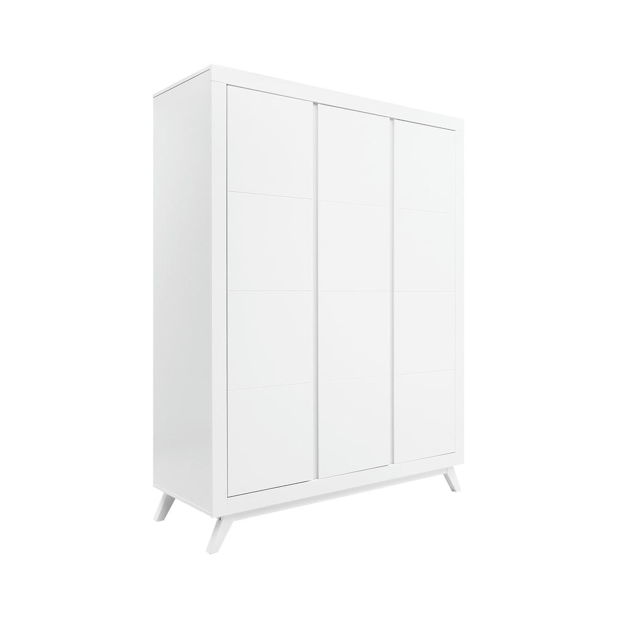 ANNE - Armoire 3 portes blanc