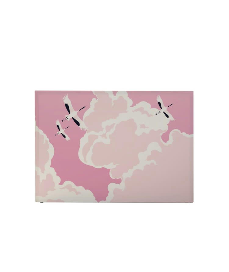 MOMENTS SUSPENDUS - Tête de lit avec housse Rose 160 cm