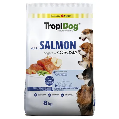 Tropidog Premium Adult Small Salmon