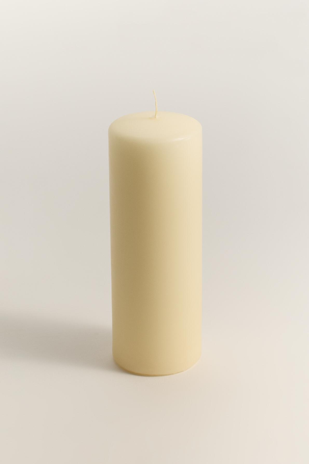 Vela decorativa cilíndrica 600 gr