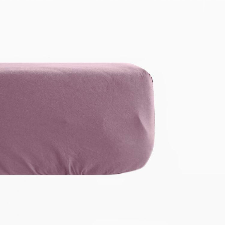 PALACE - Drap housse en Coton Violet 90x190 cm