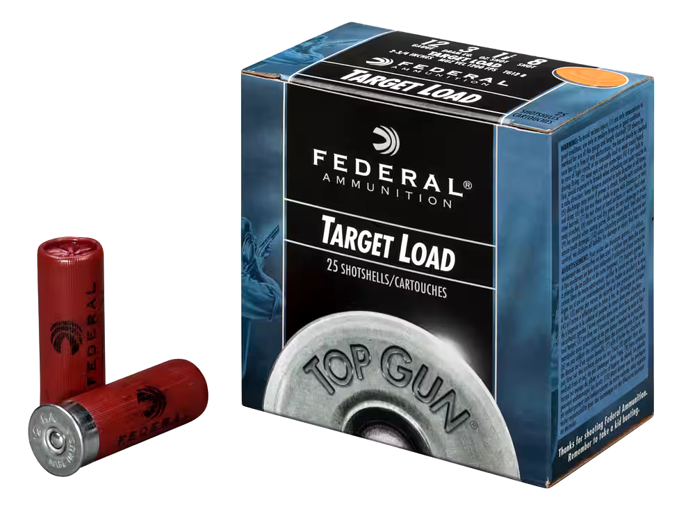 Federal 12-Gauge 1-1/8 oz, 2-3/4-in, 3 Dram #8 Lead Shotgun Shells, 1 case (250 rounds)