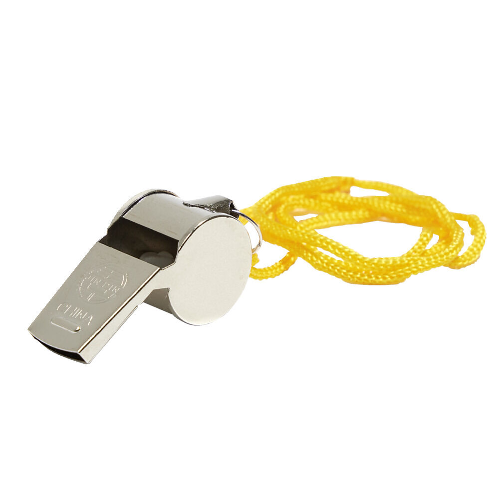 Sifflet de sport inox gris