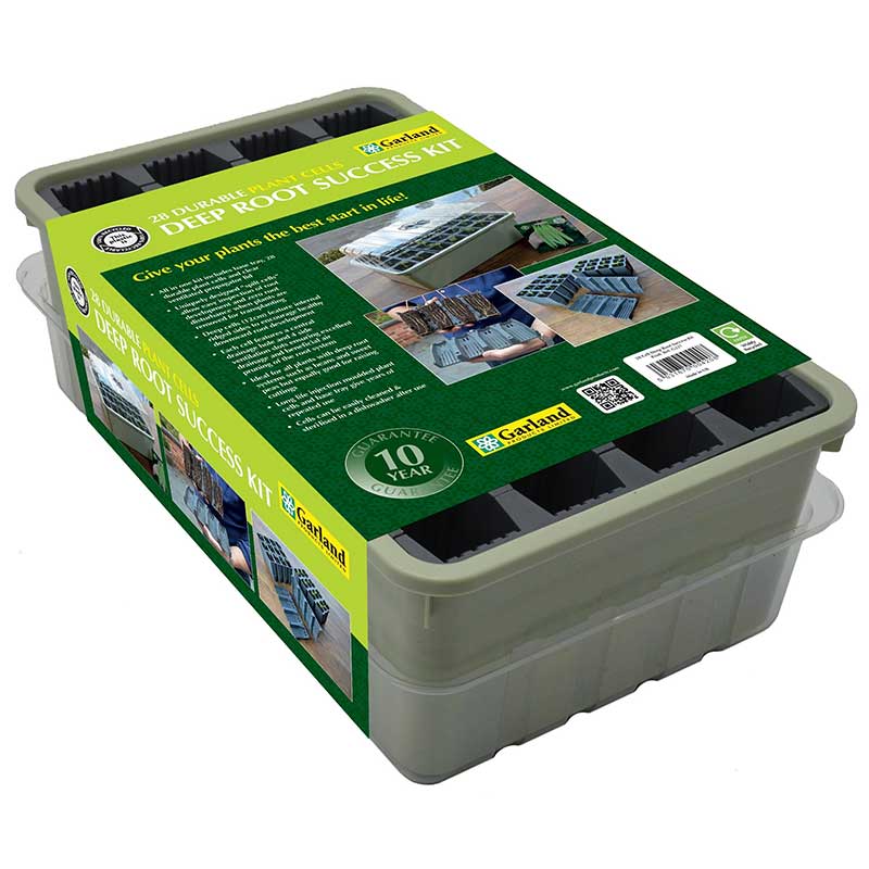 Minidrivhus med 28 pluggceller Deep Root