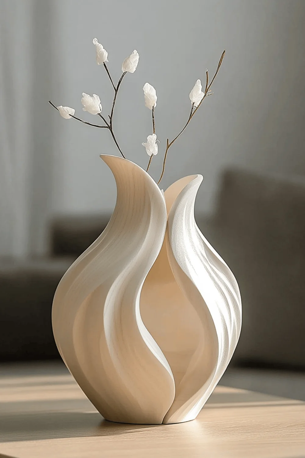 Vase Wood Sculpture #WG077