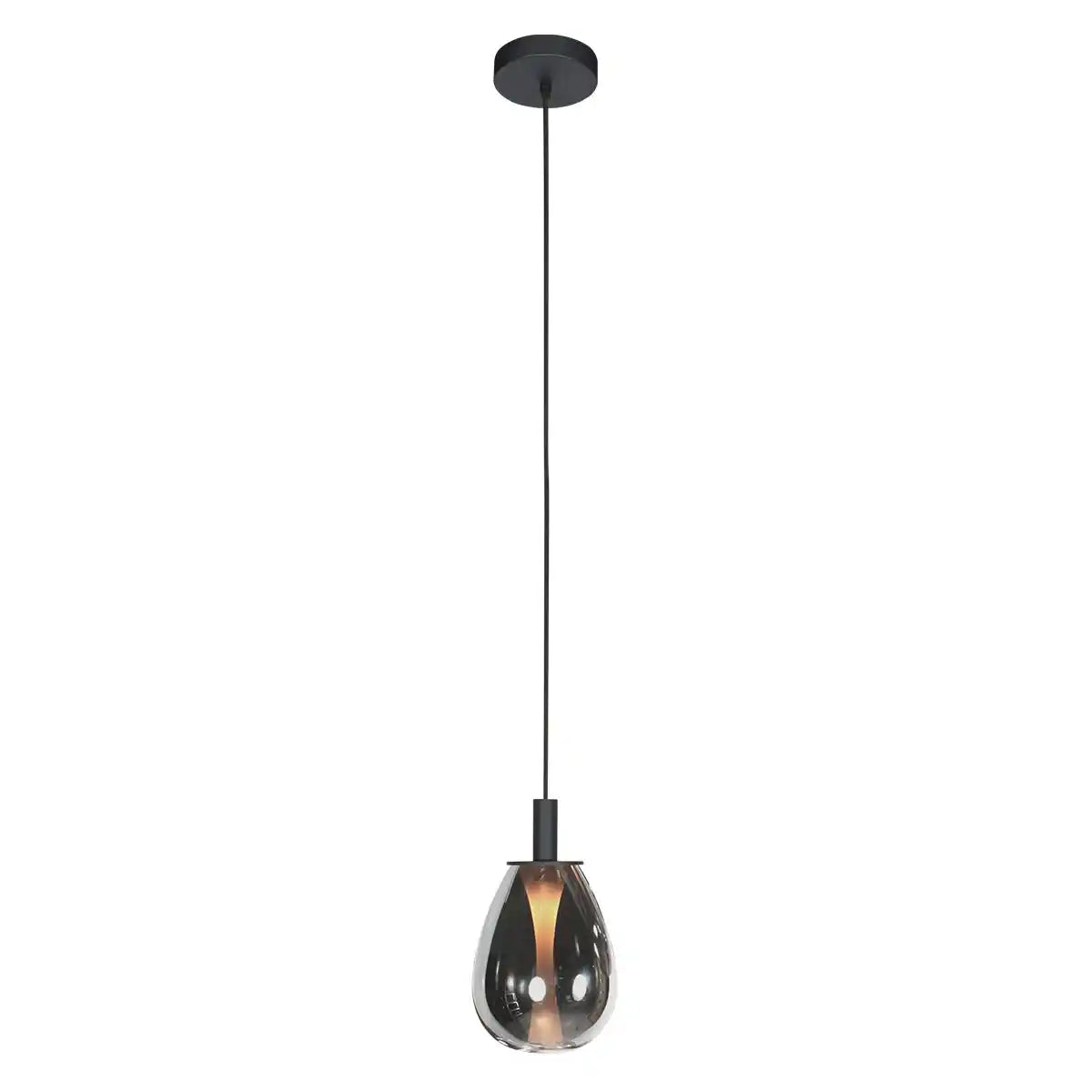 Steinhauer hanglamp Glimsy - 1 lichts - 14.5 x 190  cm - zwart