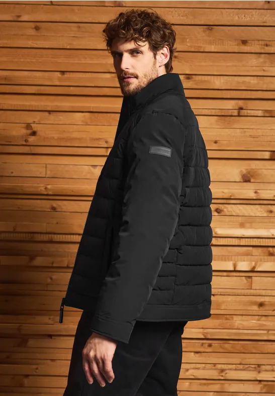 Steppjacke mit Stehkragen