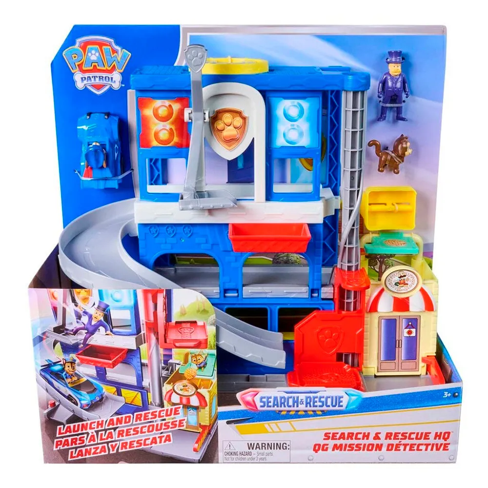 Paw Patrol Search & Rescue Pup Squad HQ Playset 6074775 playseat