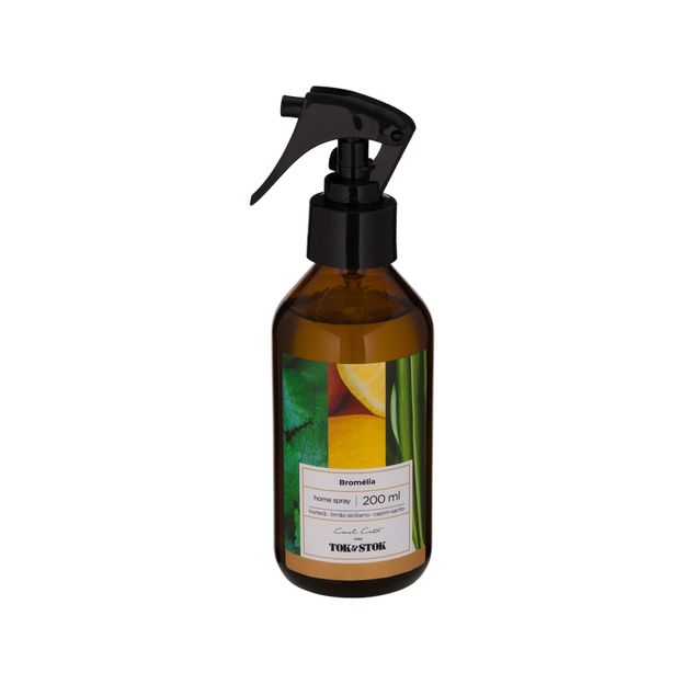 HOME SPRAY HORTELÃ, CAPIM SANTO E LIMÃO SICILIANO 200 ML BROMÉLIA