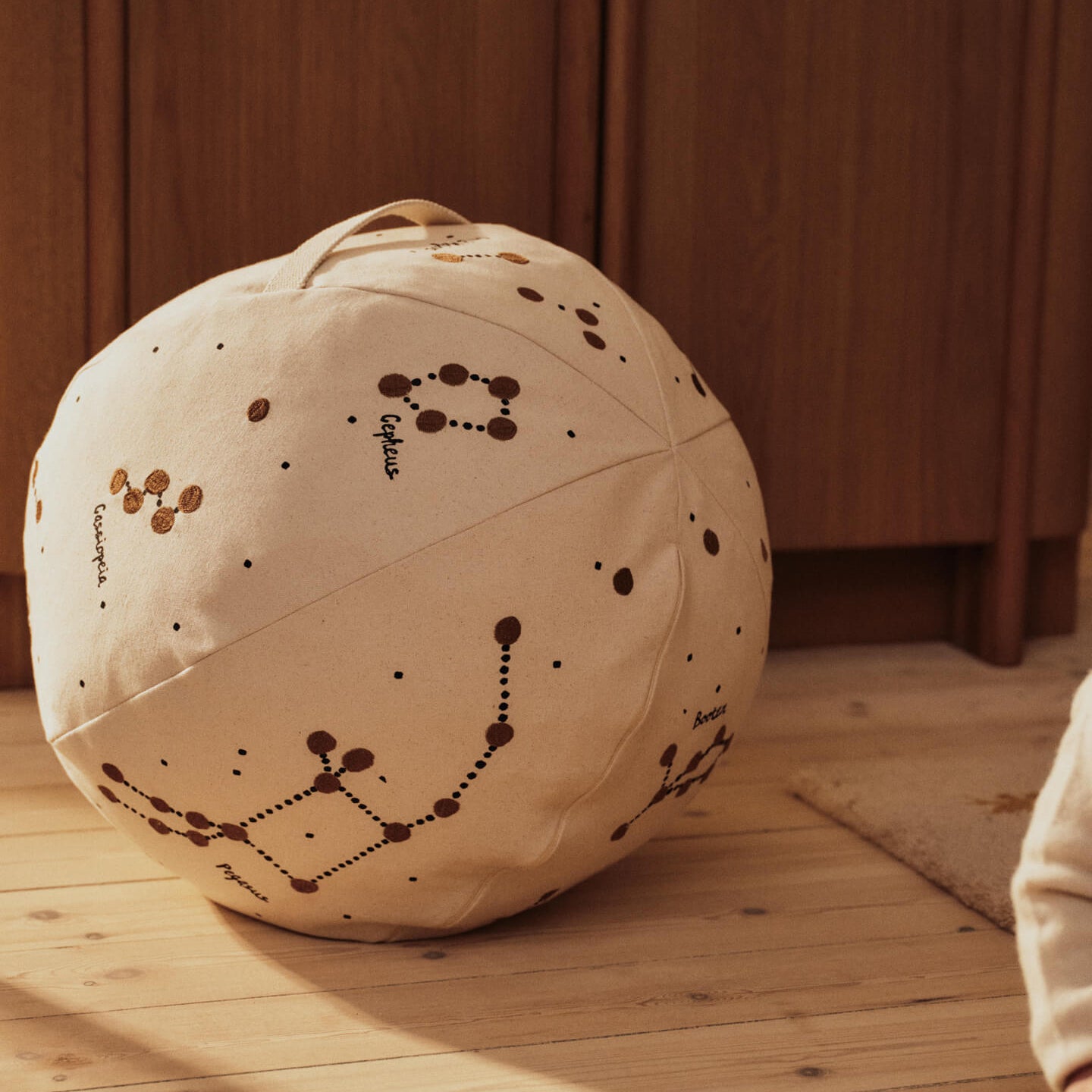 Ferm Living Constellation Poef - Undyed