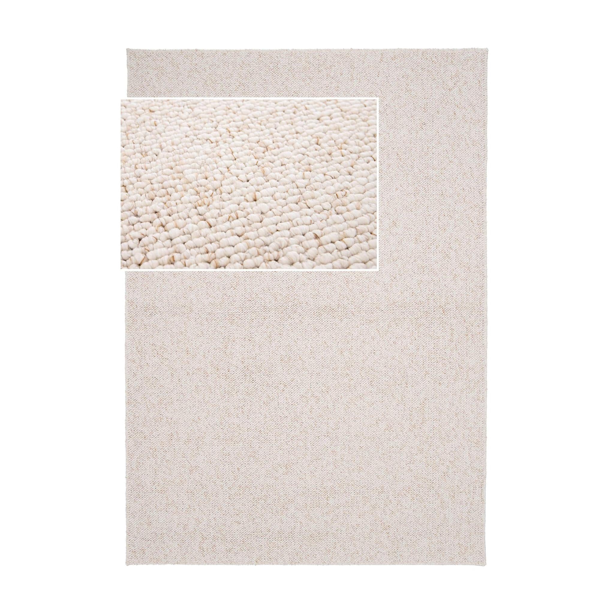 AFK Living vloerkleed Sandstone - wasbaar - wit - 200 x 290 cm