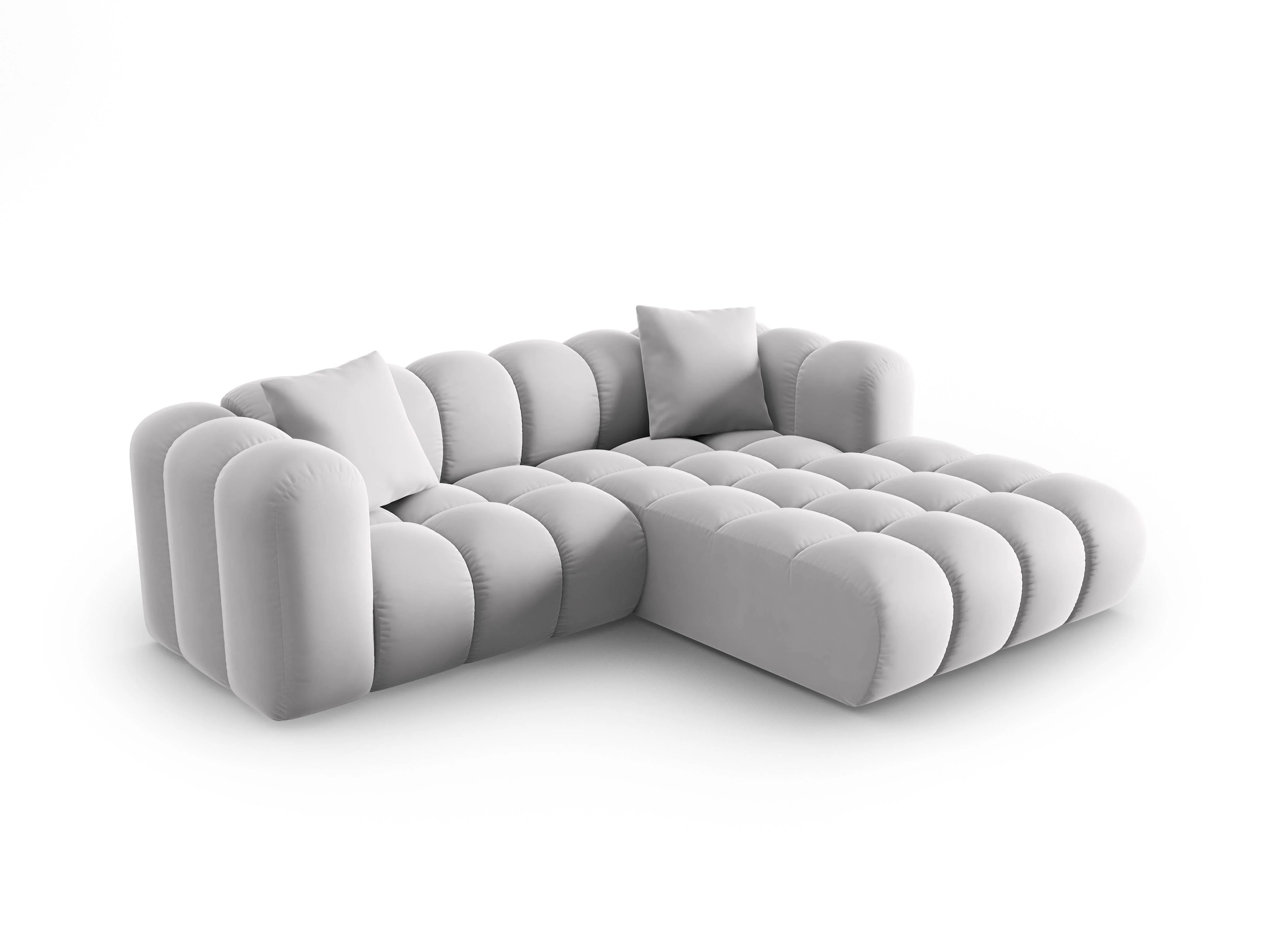 3-zitshoekbank Halley velvet rechts