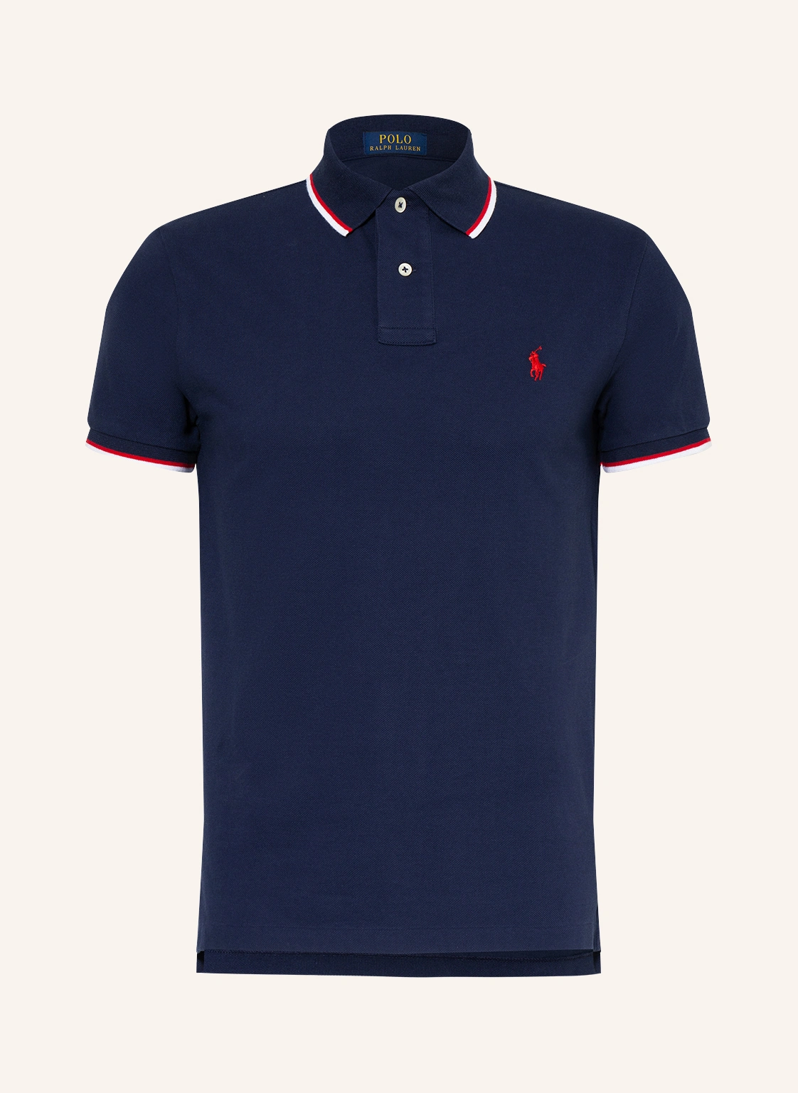 POLO RALPH LAUREN Piqué-Poloshirt Custom Slim Fit
