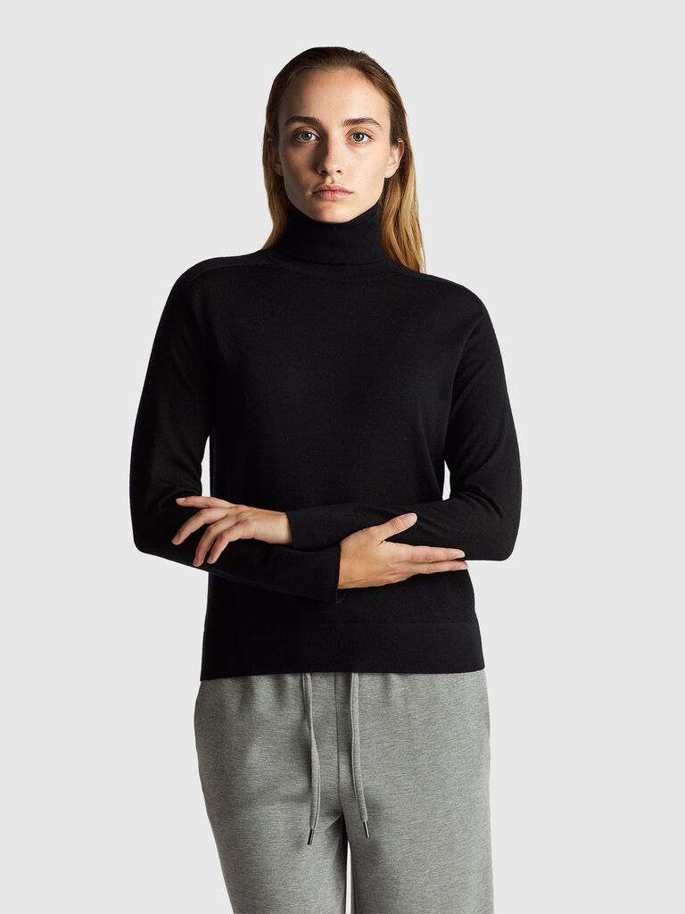 Turtleneck in pure Merino wool