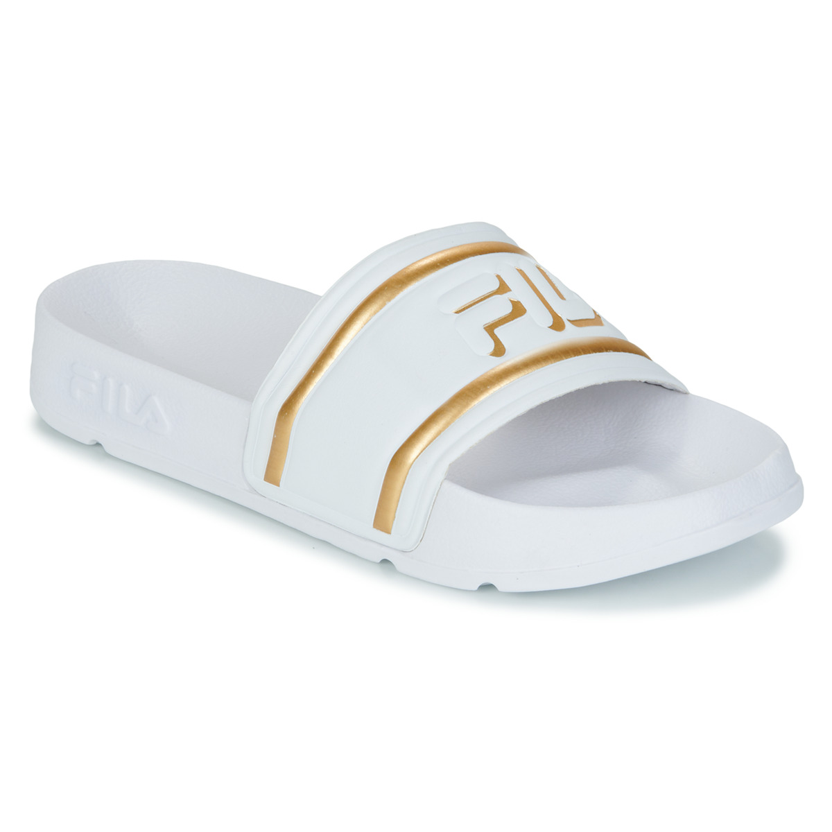 Fila - MORRO BAY LOGO SLIPPER - White / Gold
