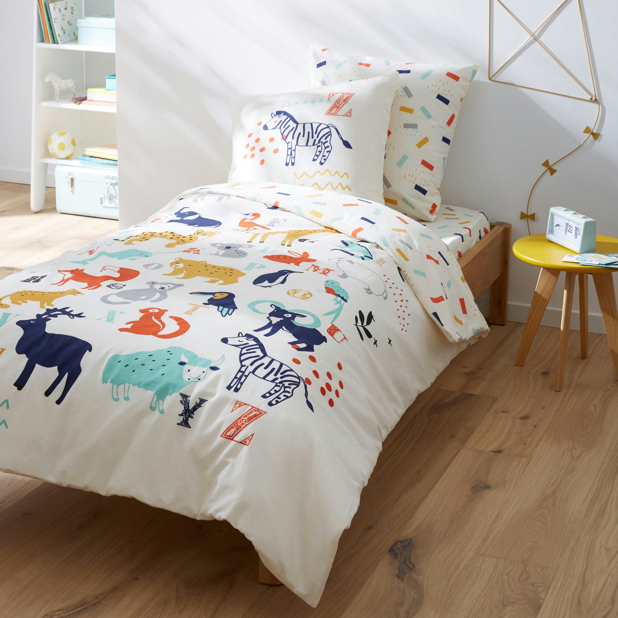 Housse de couette imprimée, Animalia