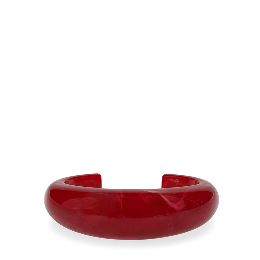 Manfield Roodkleurige bangle armband