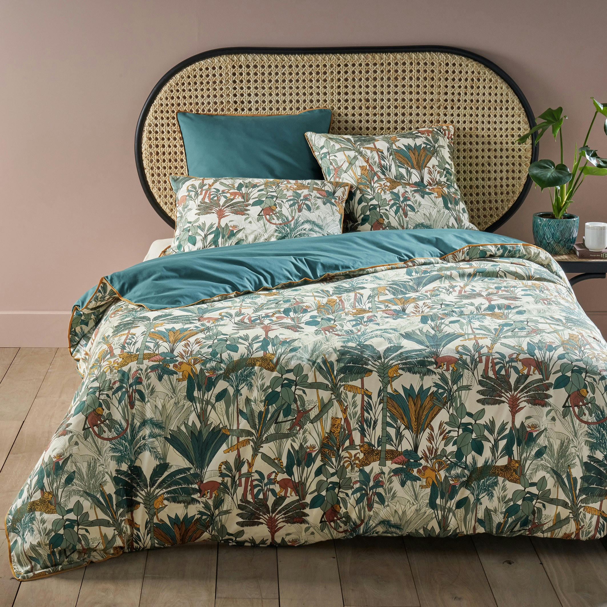 Housse de couette percale coton, Saraya