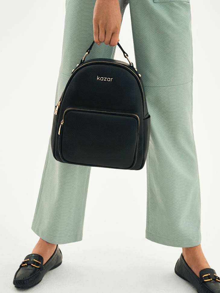 Ladies’ black backpack