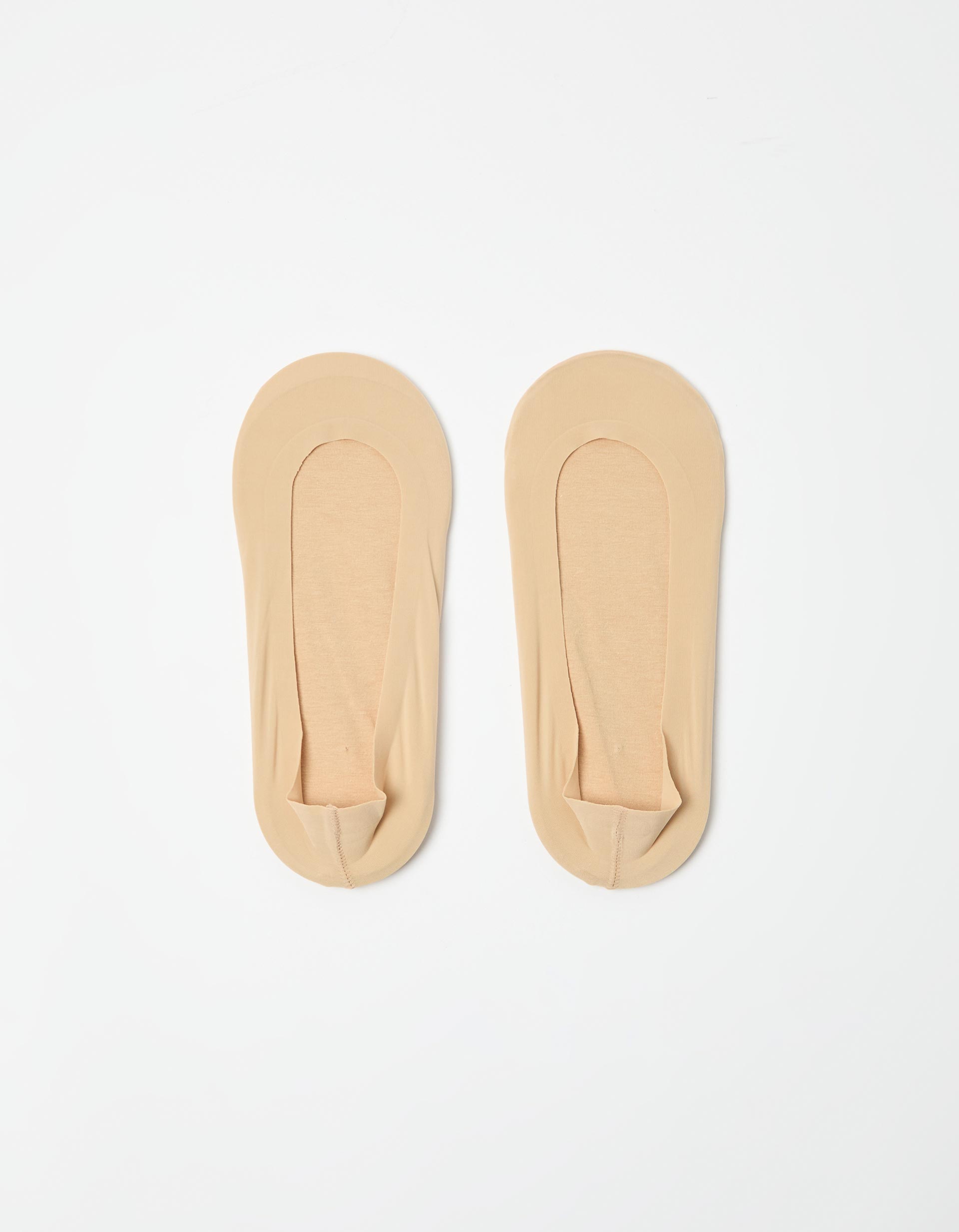 Pack 2 Pares de Meias Invisíveis, Mulher, Bege