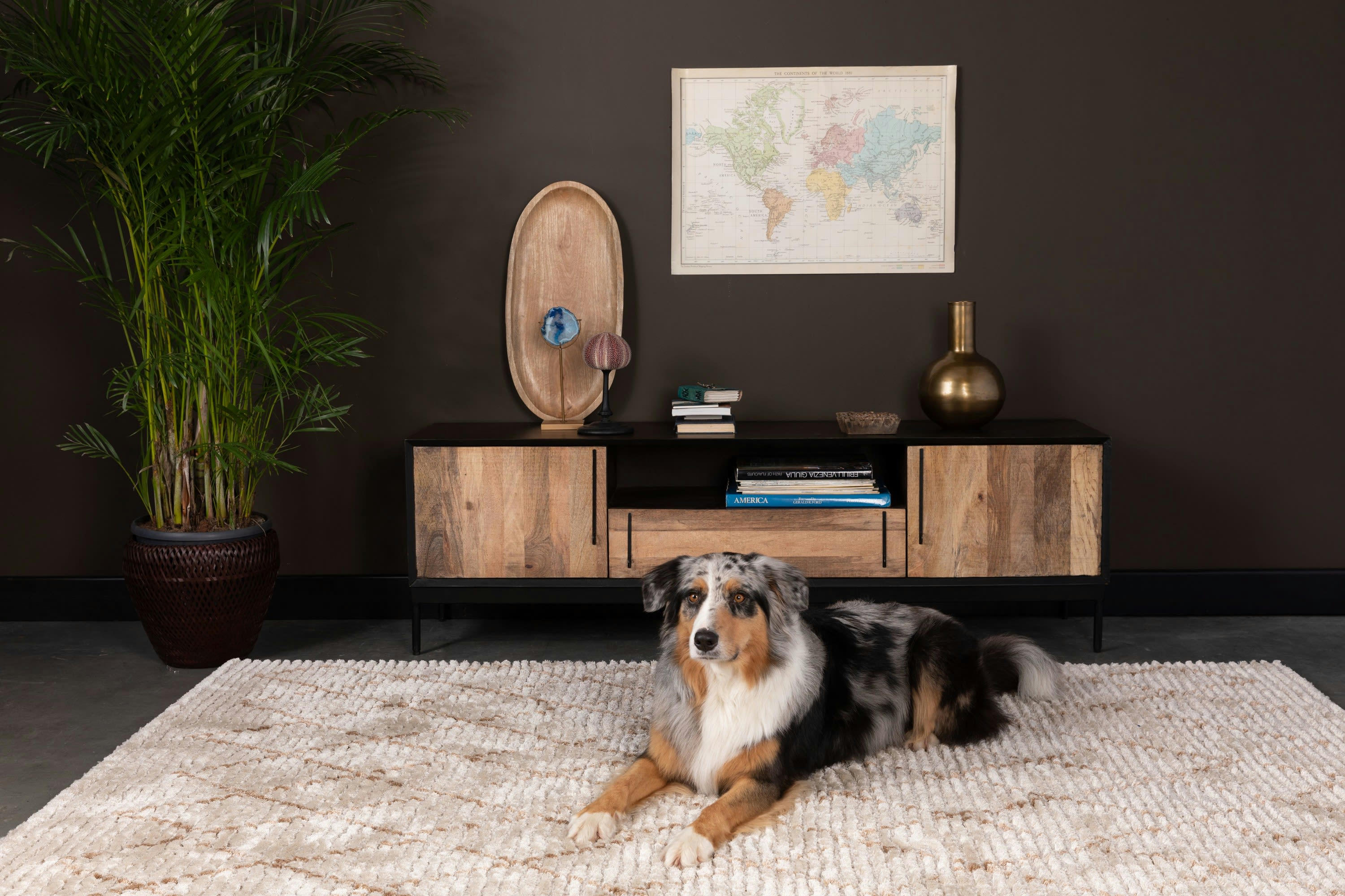 NAIROBI - Buffet en bois beige