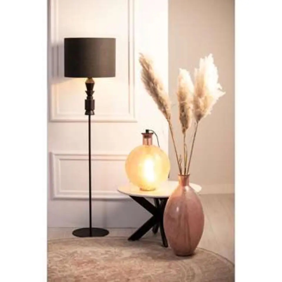 Lampenkap cilinder LIVIGNO - 40-40-30cm - zwart