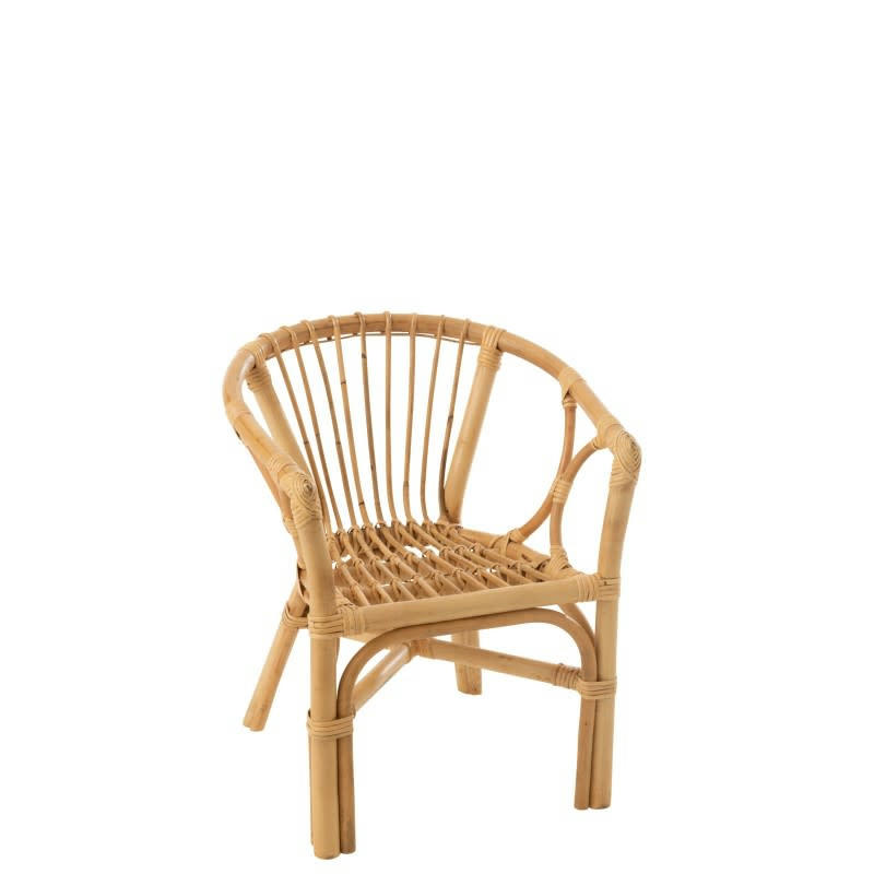 FILOU - Chaise enfant en rotin naturel