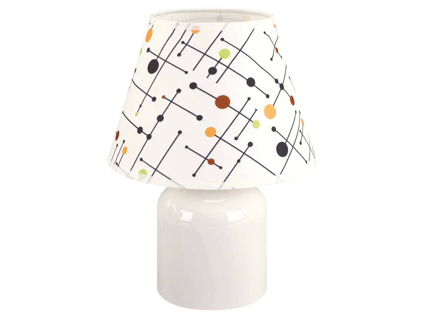 Lampa stołowa Imbir ceramiczna biała
