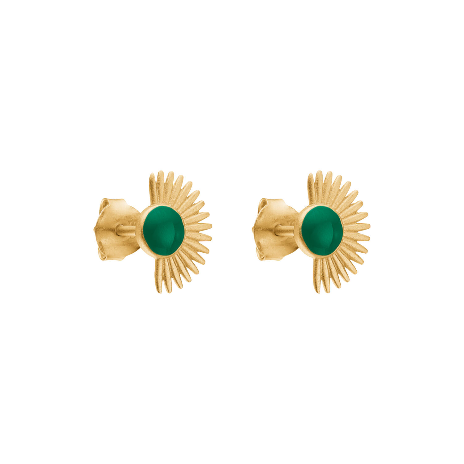 Soleil ørestikker, petrol green