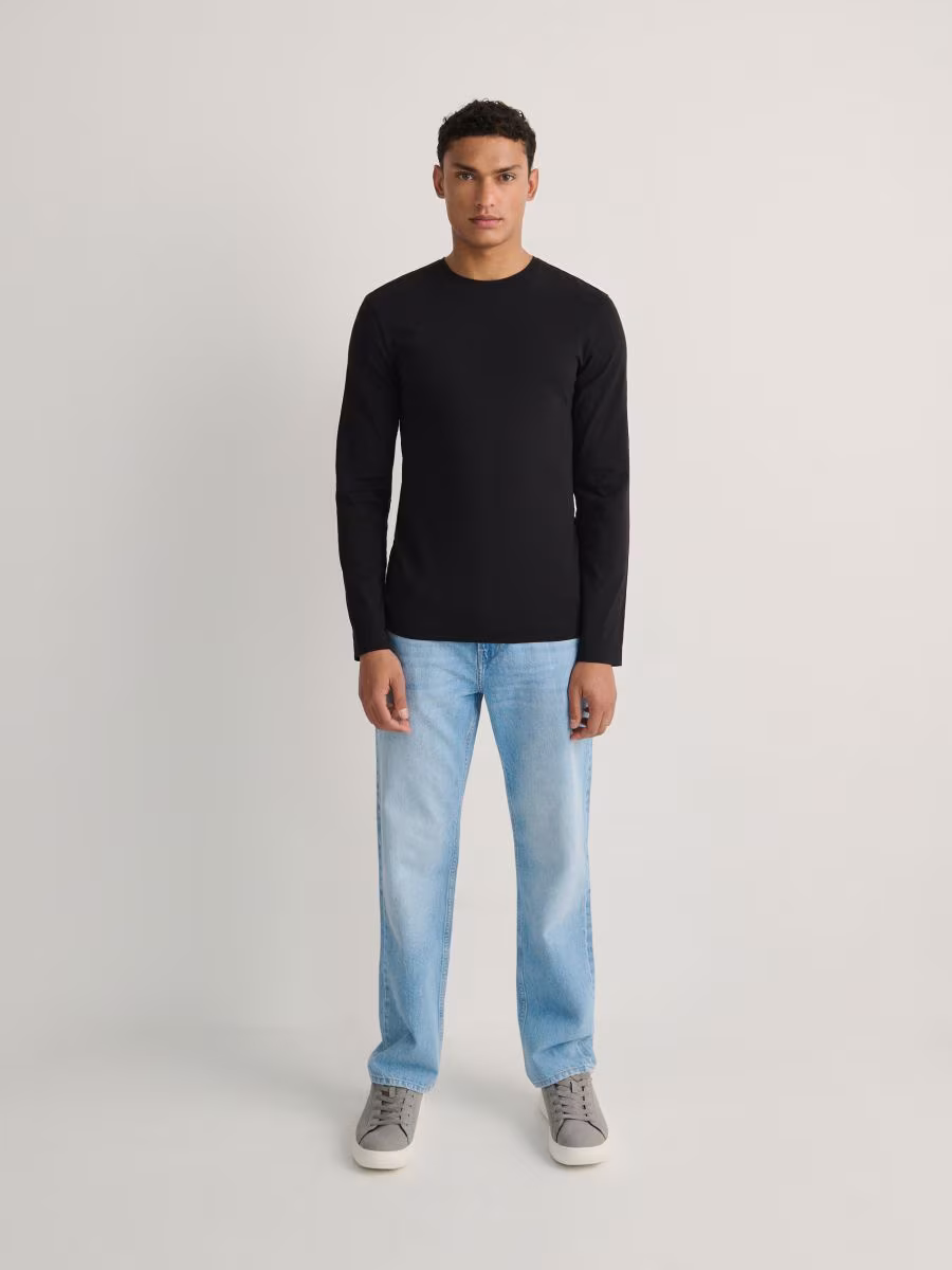 Regular Jeans With Wash Effect