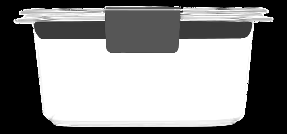 Rubbermaid Brilliance™ Rectangular Clear Leak-Proof Food Storage Container with Airtight Seal, 308-mL