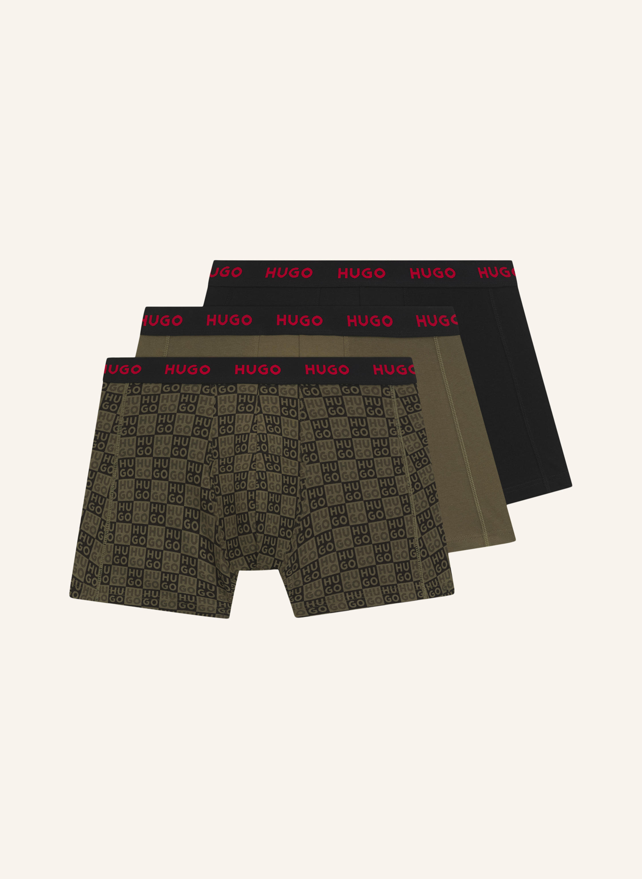 HUGO 3Er-Pack Boxershorts BOXERBR TRPLT DESIGN
