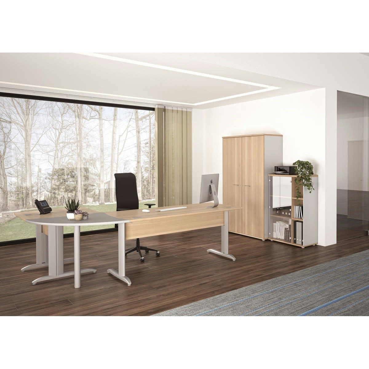 JAZZ - Angle de liaison effet bois marron clair